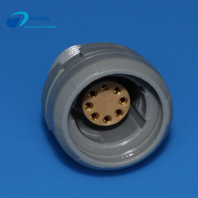 의학 플라스틱 원형 연결관 Lemo Redel 2P 크기 8pin 마개 및 소켓