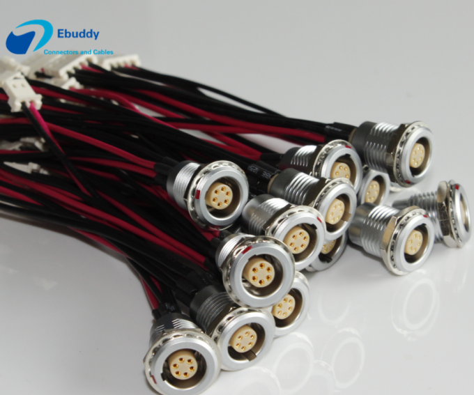 Lemo B Serials 주문 전력 공급 케이블은 Molex 유형에 0B 1B 2B 6 Pin를 EGG