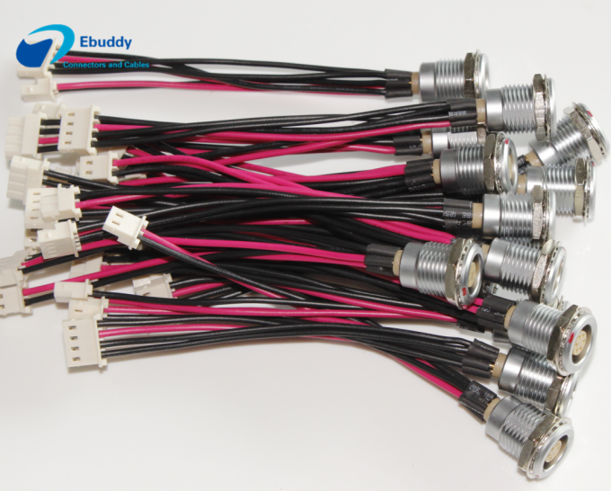 Lemo B Serials 주문 전력 공급 케이블은 Molex 유형에 0B 1B 2B 6 Pin를 EGG