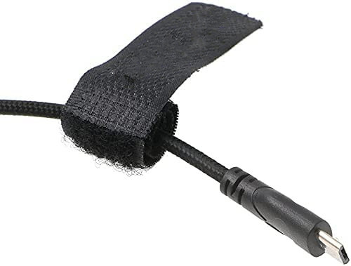 Lemos 2 핀 회전 가능 직각-ARRI Z CAM E2 플래그십-Nucleus Nano Braided Wire 용 마이크로 USB 전원 케이블
