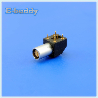 Lemo EPG 1B 4 Pin PCB 소켓 패널 설치를 위한 푸시-풀 원형 연결관을 사용하는