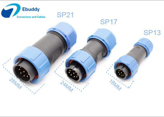 Weipu 3pin는 원형 연결관 SP1310/P3 및 SP1312/S3 플라스틱 연결관 방수 처리합니다