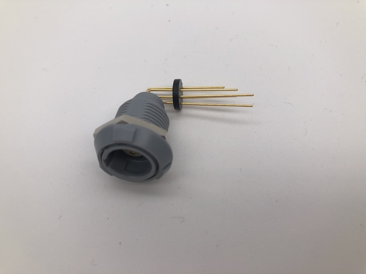 Lemo 플라스틱 원형 연결관 Redel 5 Pin 정각 PCB 산 여성에게 의학에게를 사용하는