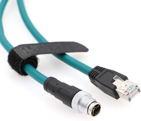 주문 M12 8 위치 X 코드 RJ45 산업 이더넷 케이블 인 코그넥스 8200 8400 시리즈 IP67 방수 온라인 제품