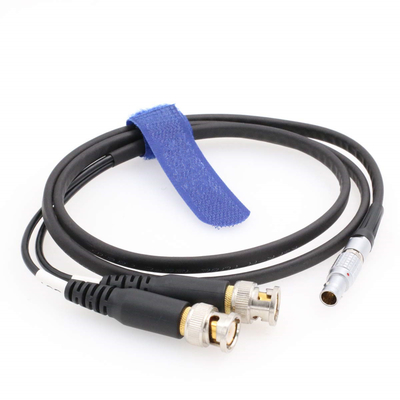 주문 음향 장치 XL-LB2 0B 5pin 오른쪽 각에서 이중 BNC 시간 코드 입력 출력 케이블 60cm online manufacture