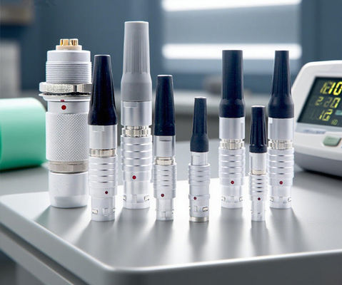 주문 Lemo compatible B series Circula Self Lock Push Pull Connector for Test and Measurement Deivces online manufacture