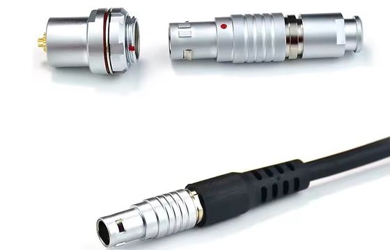 주문 Compatible LEMO FGG EGG 2B circular connectors Male And Female With Customized Cable Assmebly Manufacturer online manufacture
