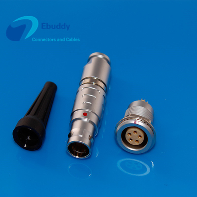주문 FGG Plug 0B 5 Pin Circular Cable Connectors For Arri Timecode 온라인 제품