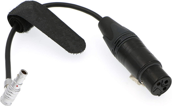 XLR 3에 대한 카메라 오디오 케이블 레모 직각 핀 수는 0시 5분명 Ｚ 캠 E2를 위해 여성이어서 고정합니다